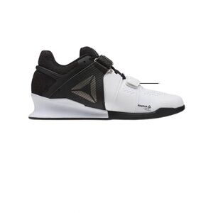 Reebok Legacy Lifter Weightlifting Black and White Shoes